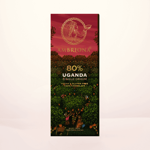 80% Single Origin Dark Chocolate from Uganda | Vegan & Gluten Free