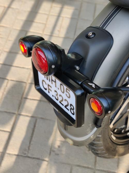 Rear Number Plate - TFI Indicator - Round Tail Lamp Set