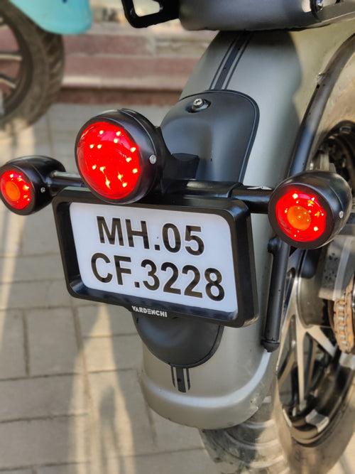 Rear Number Plate - TFI Indicator - Round Tail Lamp Set