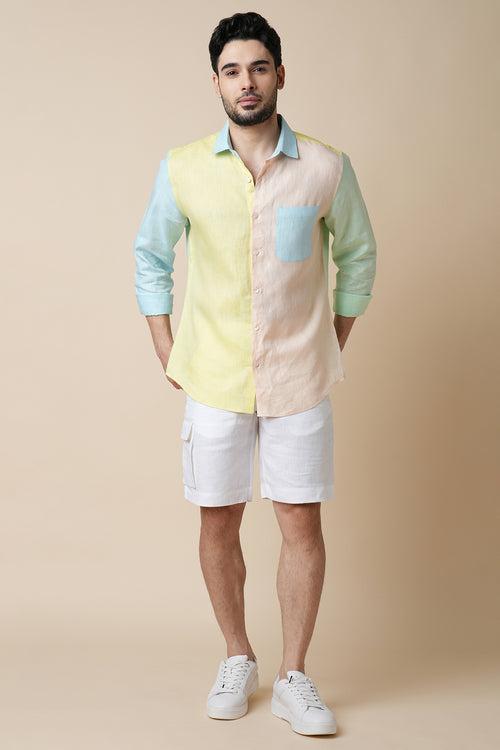 Set of 2: Spirit Shirt & Cardinal Shorts - Pastel and White