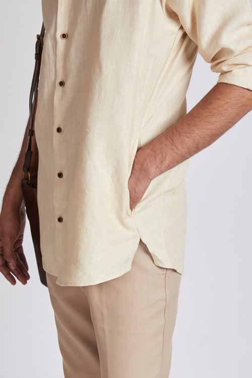 Crescent V Neck Kurta