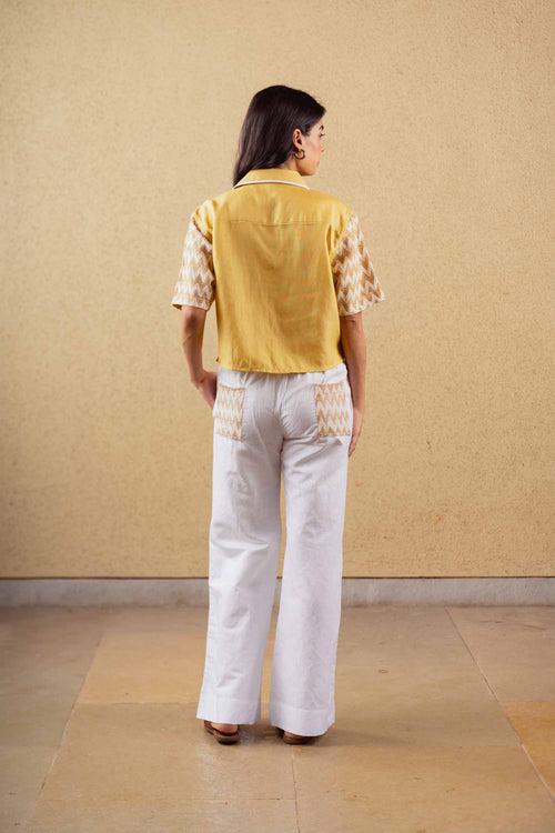 Set of 2: Golden Shirt & Marigold Pants