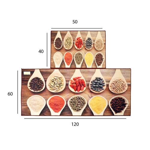 Ten Spices Kitchen Floor Mats (Set of 2)