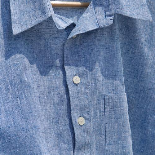 Carolina Blue Popover Kurta x Shirt