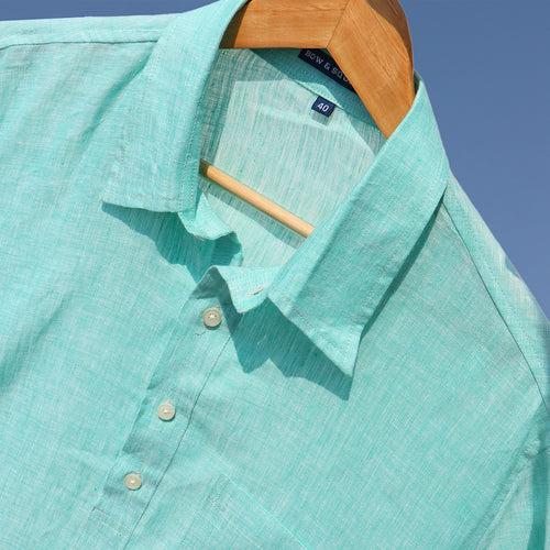 Ocean Green Popover Kurta x Shirt