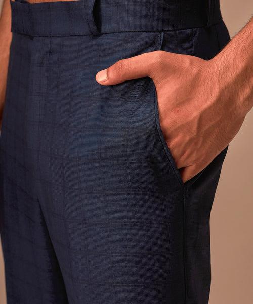 Aegean Checkered Dress Pants