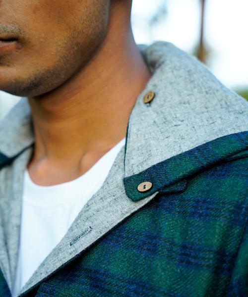 Hunter Green Woollen Overshirt