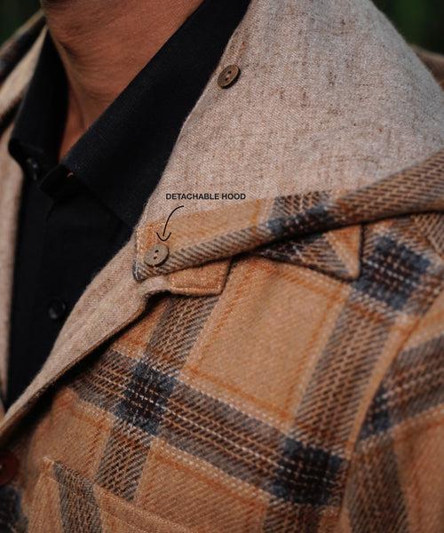 British Tan Woollen Overshirt