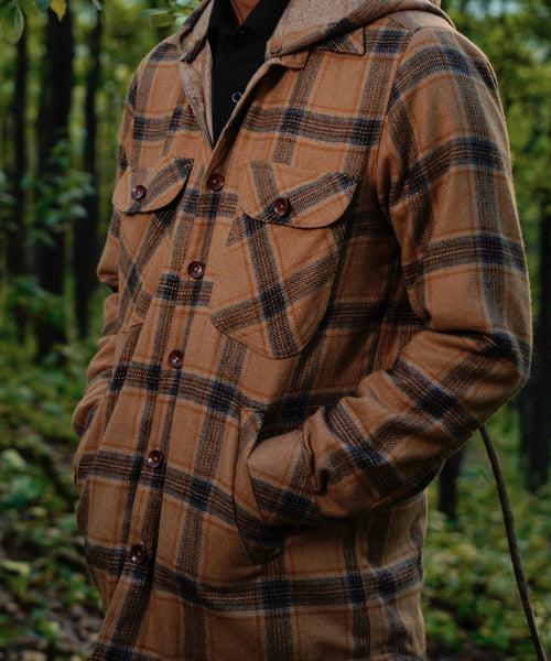 British Tan Woollen Overshirt