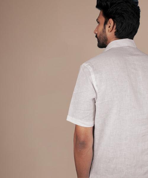 Porcelain White Popover Shirt