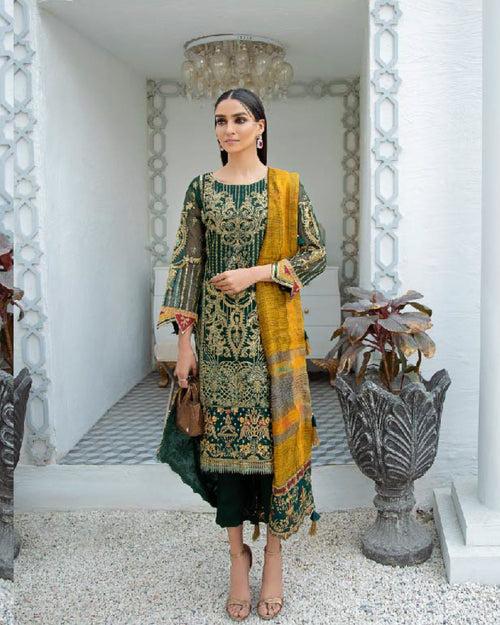 Incia Chiffon Collection-05-RHEEA-100% Original Dress Material Pakistani Salwar Suit