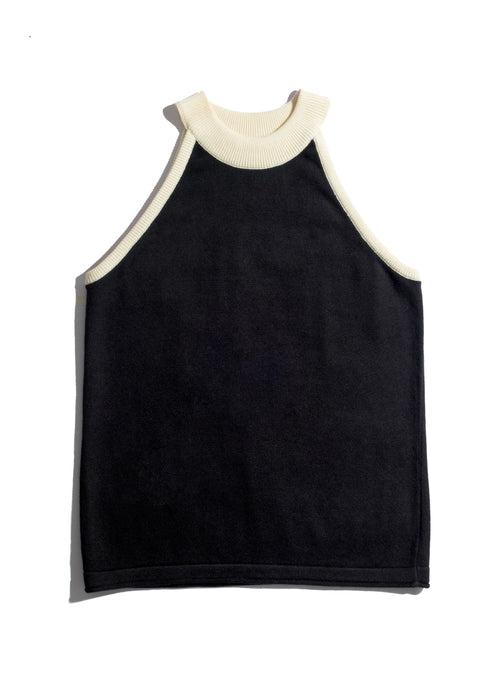 Noir Halter Knit Top | Relove