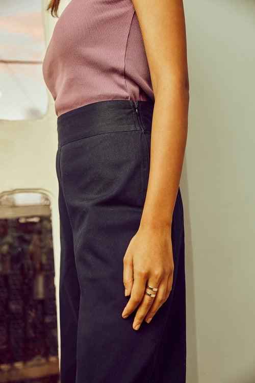 Indigo High Waist Pants | Relove