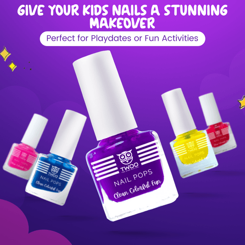 TWOO 23 Toxin Free Kids Nail Pop- Brave Blue