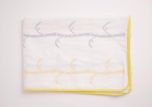 Masaya Single Dohar Blanket- K for Koala- Yellow