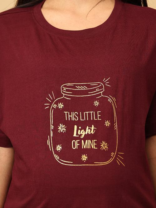 Little Light of Love Oversized Mumma T shirt