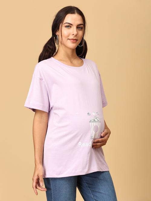 Ready To Pop Oversized Mumma T shirt