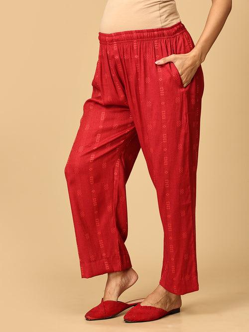 Red-y to Romance Maternity and Nursing Co Ord Set