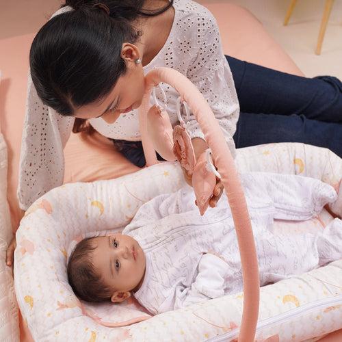 Fancy Fluff Organic Baby Cocoon- Day Dream