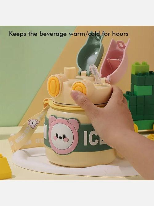 Little Surprise Box 2 Way Lid Style Ice cream Theme Kids Water Bottle