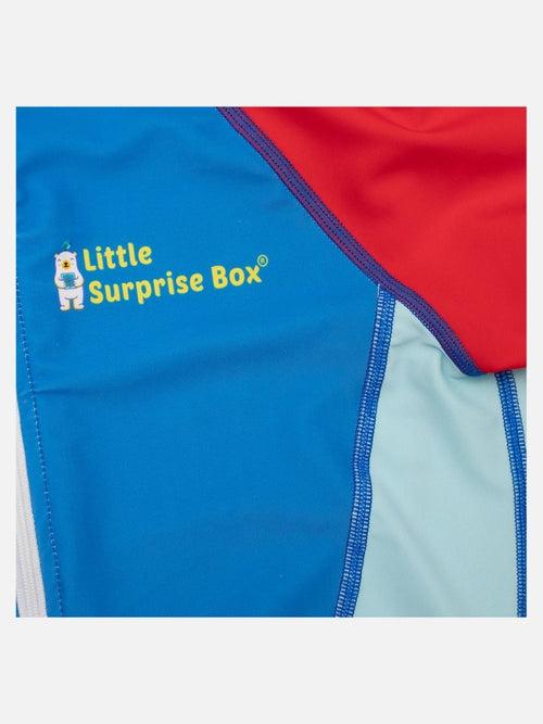 Little Surprise Box LSB Blue & Red Full Length Swimwear for Teens & Adults with UPF 30+