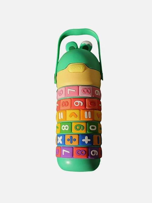 Little Surprise Box Math's Wizard Theme Stainless Steel Water Bottle For Kids