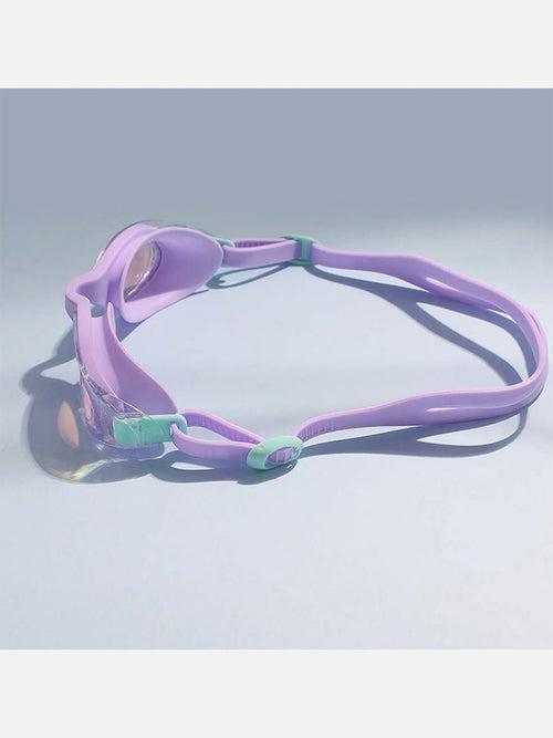 Little Surprise Box, Purple Hologram UV protected Unisex Swimming Goggles for Kids/Teens