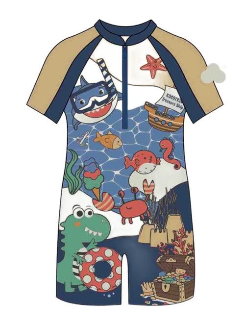 Little Surprise Box Under Sea theme Swimwear for Kids & Toddlers with UPF 50+