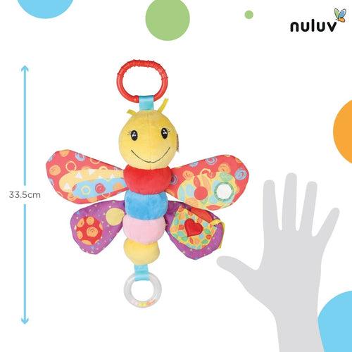 Nuluv Butterfly- Soft toy crinkle and teether