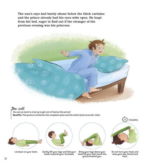 Om Books International Tales for Yoga : The Princess and the Pea A tale along with postures for being patient