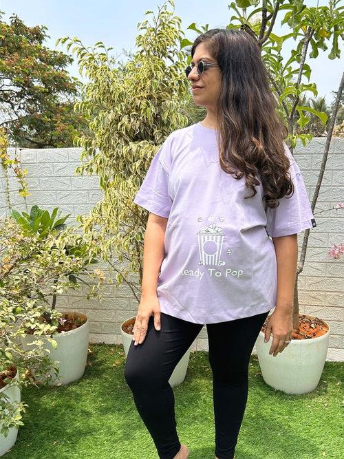 Ready To Pop Oversized Mumma T shirt