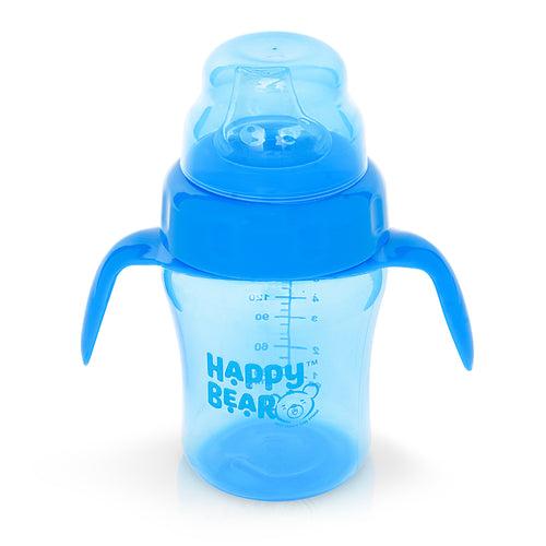 Happy Bear 2 in 1 Spout and Straw Sipper 210ml