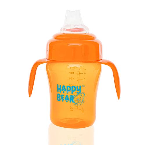 Happy Bear 2 in 1 Spout and Straw Sipper 210ml