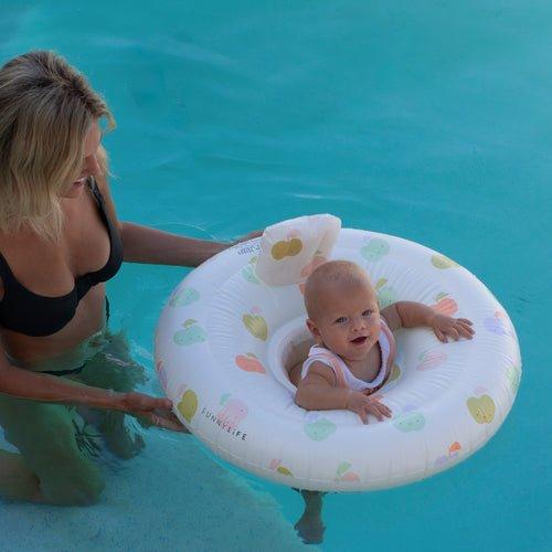 SUNNYLiFE Baby Seat Float Apple Sorbet Multi