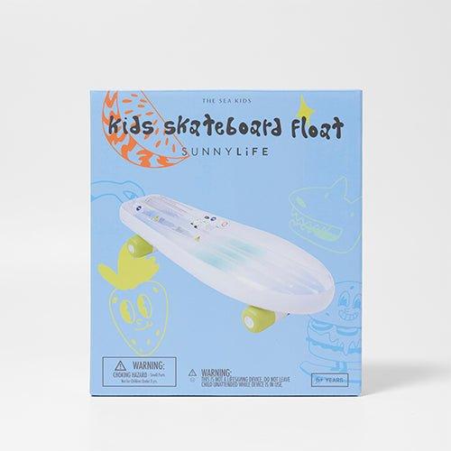 SUNNYLiFE Kids Skateboard Float The Sea Kids Blue-Lime