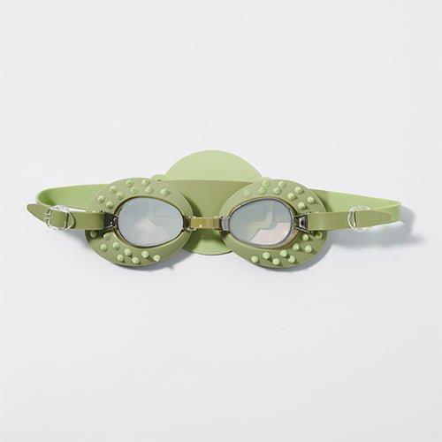 SUNNYLiFE Kids Swim Goggles Cookie The Croc Khaki