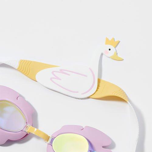 SUNNYLiFE Kids Swim Goggles Princess Swan Multi