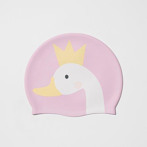 SUNNYLiFE Kids Swimming Cap Princess Swan Multi