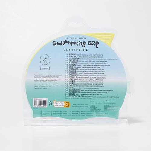 SUNNYLiFE Kids Swimming Cap Salty the Shark Multi