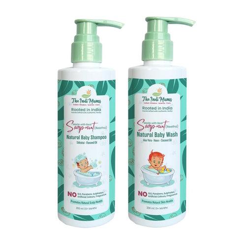 The Indi Mums Baby Skin & Hair Care Combo | 2X 200ML