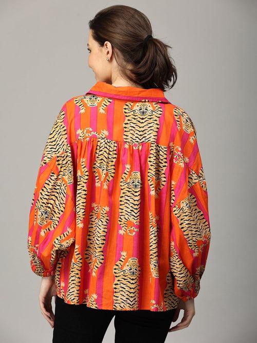 Tigress Tango Maternity and Nursing Oversized Shirt