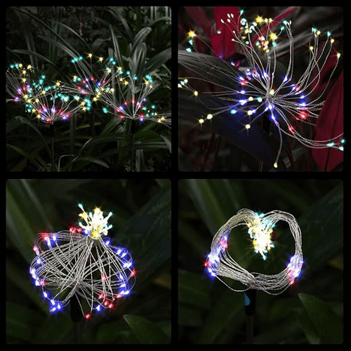 Outdoor LED Solar Firework Fairy Light | Multi (Pack of 1)