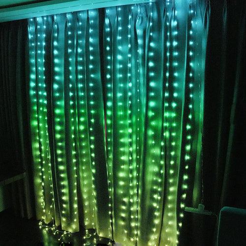 Dream Fairy Curtain Lights - Smart Pixel RGBIC LED | Remote + App Control