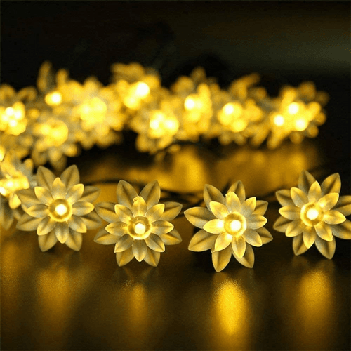 LED Daisy Flower Decorative String Light - Warm White