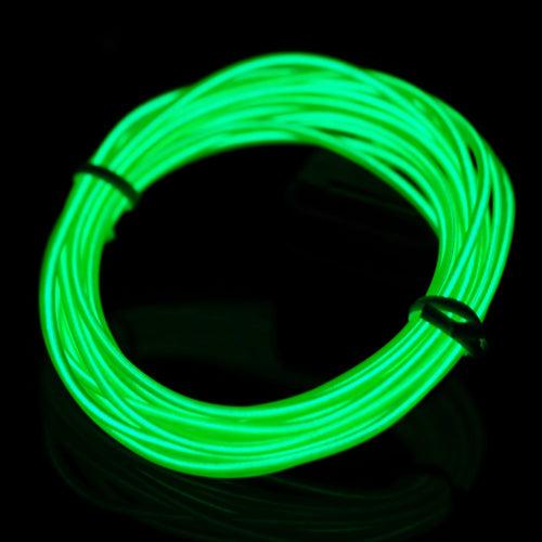 Neon Electroluminescent EL Wire Lights | 2AA Battery Operated