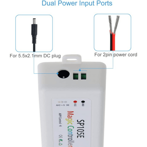 SP105E Smart Bluetooth RGBIC LED Strip Magic Pixel Controller