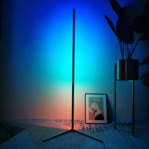 Smart RGB Corner Floor Lamp | Remote Control Color Changing