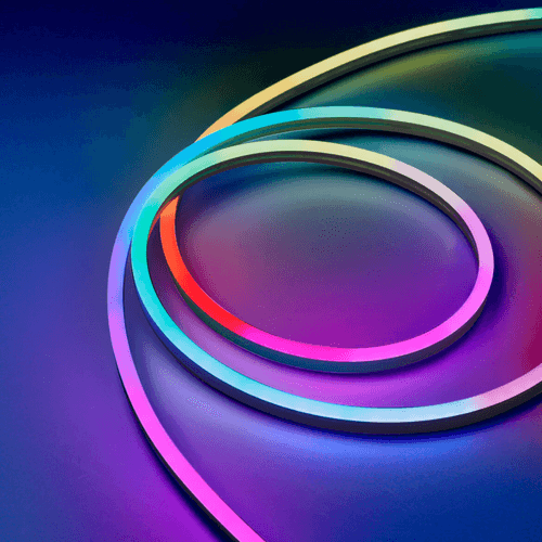 Smart RGBIC Neon Flex LED Strip Lights | Multicolor Chasing Dream Color IP67 Waterproof
