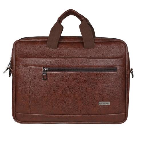 RENDITION - 12L Vegan Leather Laptop Messenger Bag(15.6)