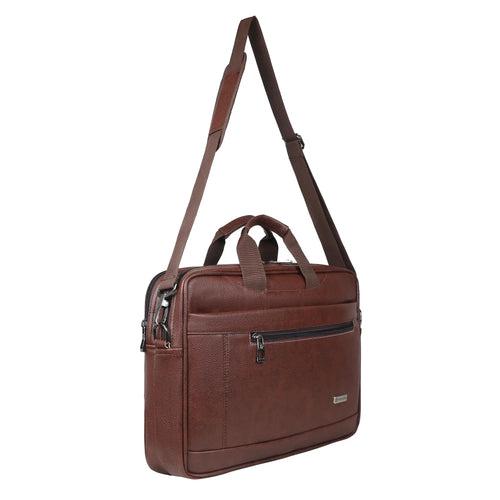 RENDITION - 12L Vegan Leather Laptop Messenger Bag(15.6)